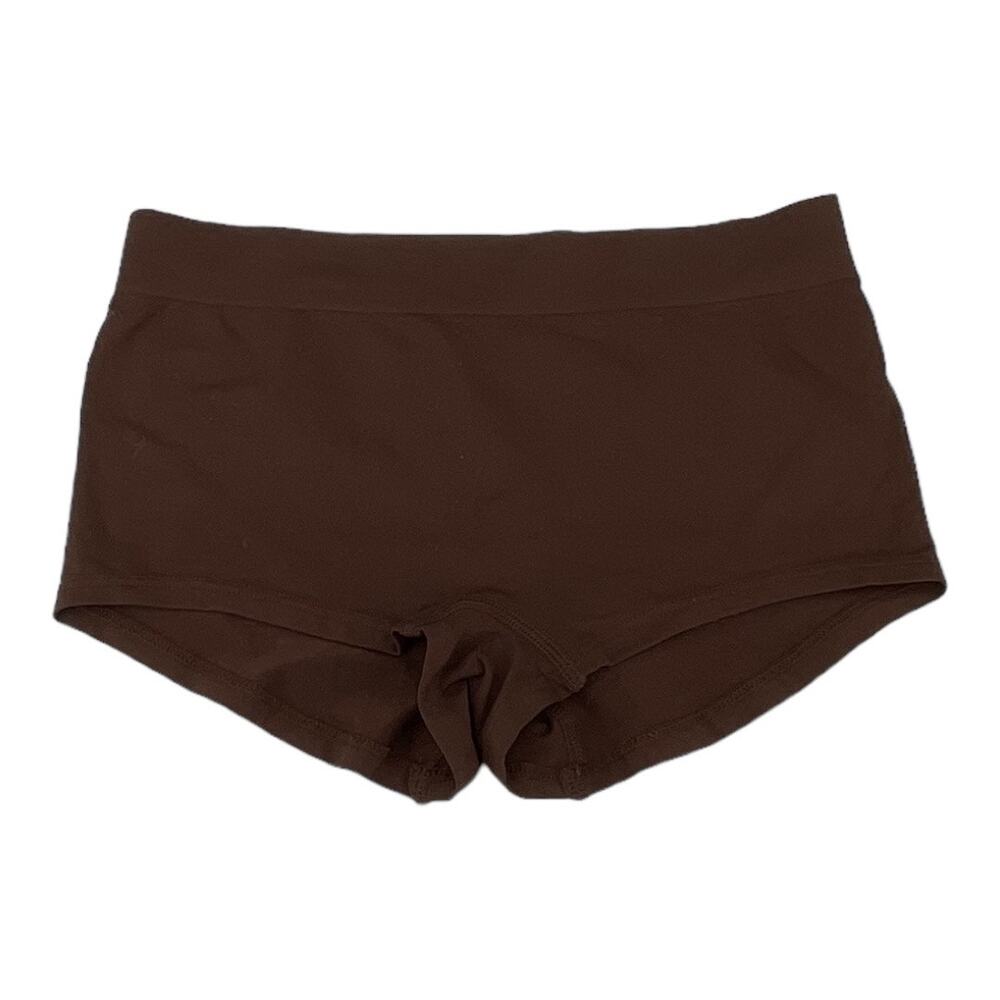Skims Women's Size Small Smoothing Seamless Boyshorts Brown High Waist NWOT